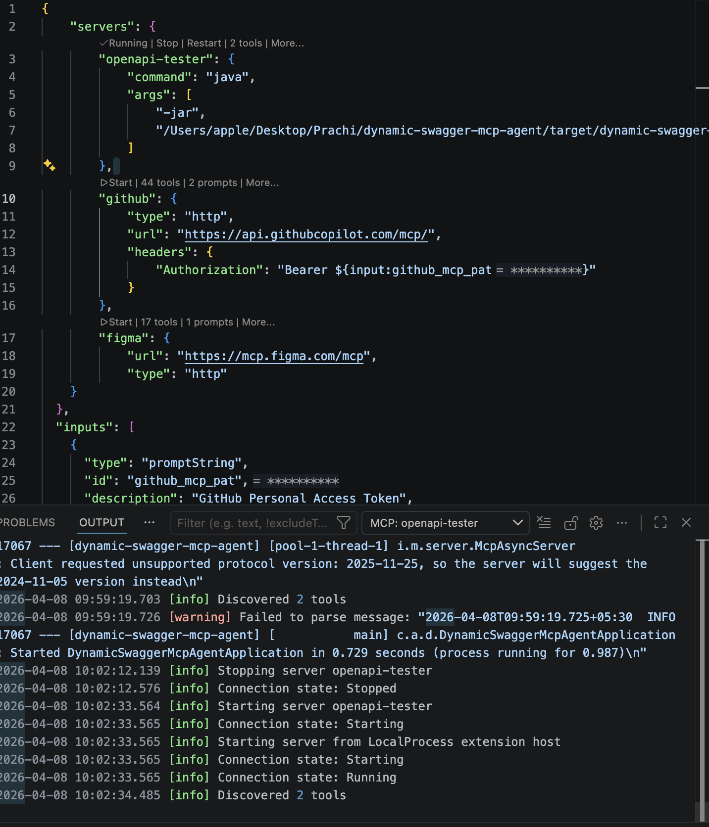 Dynamic Swagger MCP Agent - Bootstrap Log Analysis